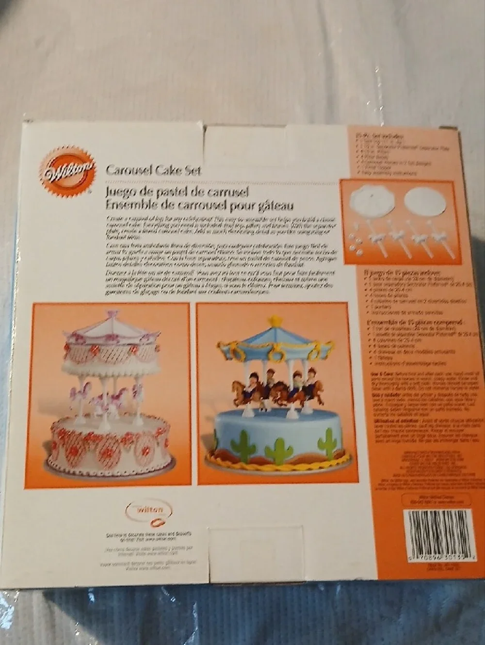 Wilton Carousel Cake Set - 15 Piece Set NIB